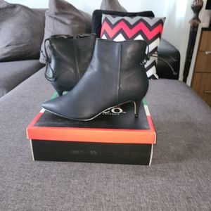 Booties with kitten heel